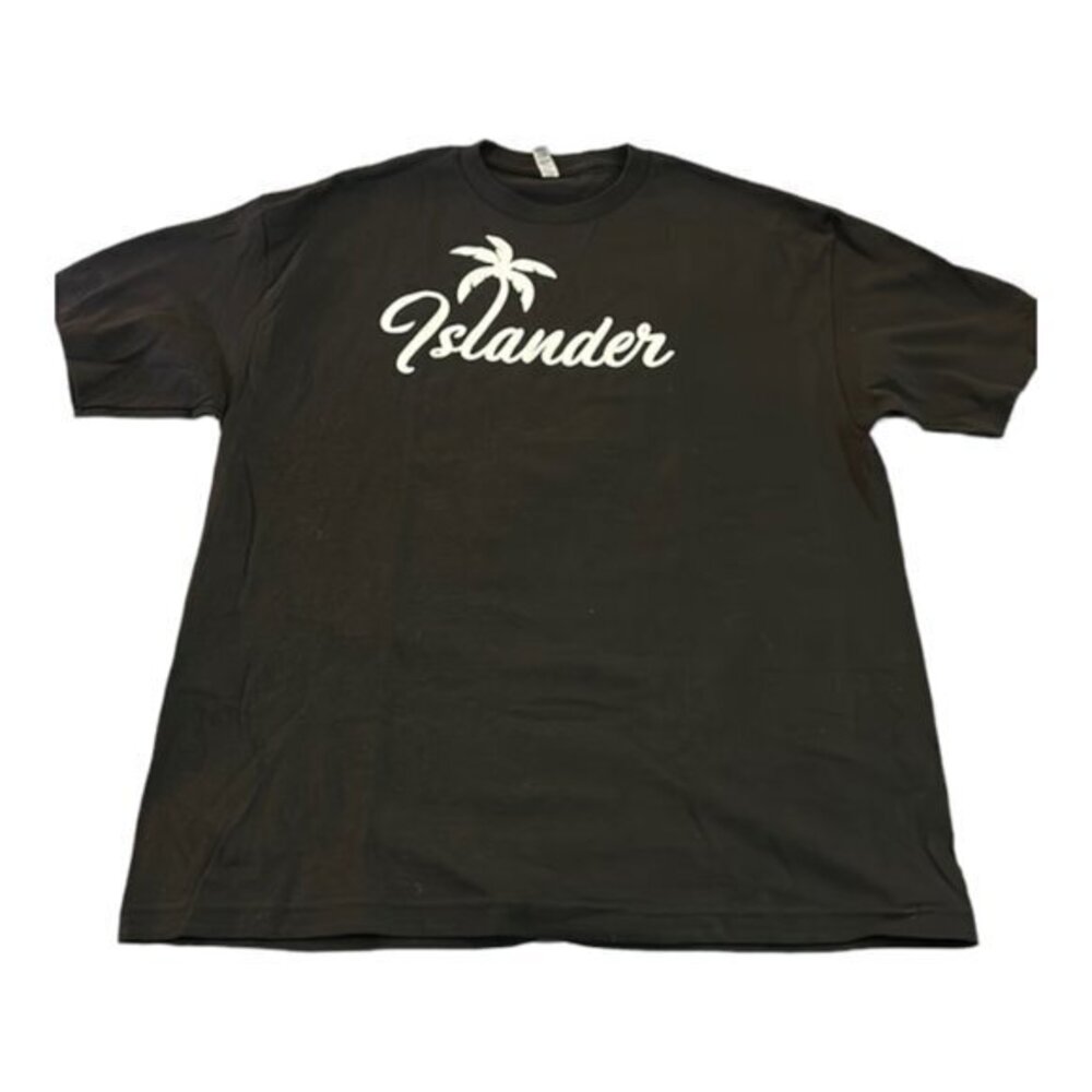 Men's Islander Pacific Hawaiian Samoa Black Graphic Shirt Size XL EUC/NEW #4323